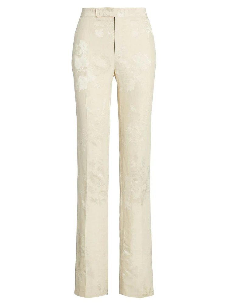 Seth Floral Jacquard Pants