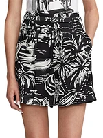 Keri Deco Beach Silk Shorts