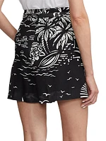 Keri Deco Beach Silk Shorts