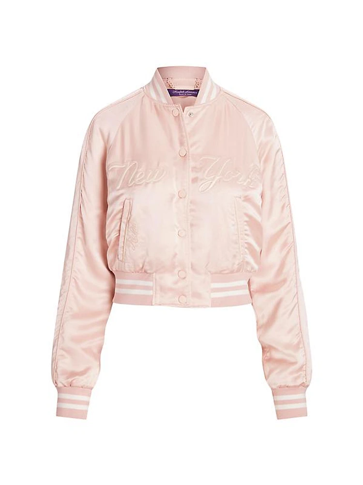 Parson Heavy Satin Bomber Jacket