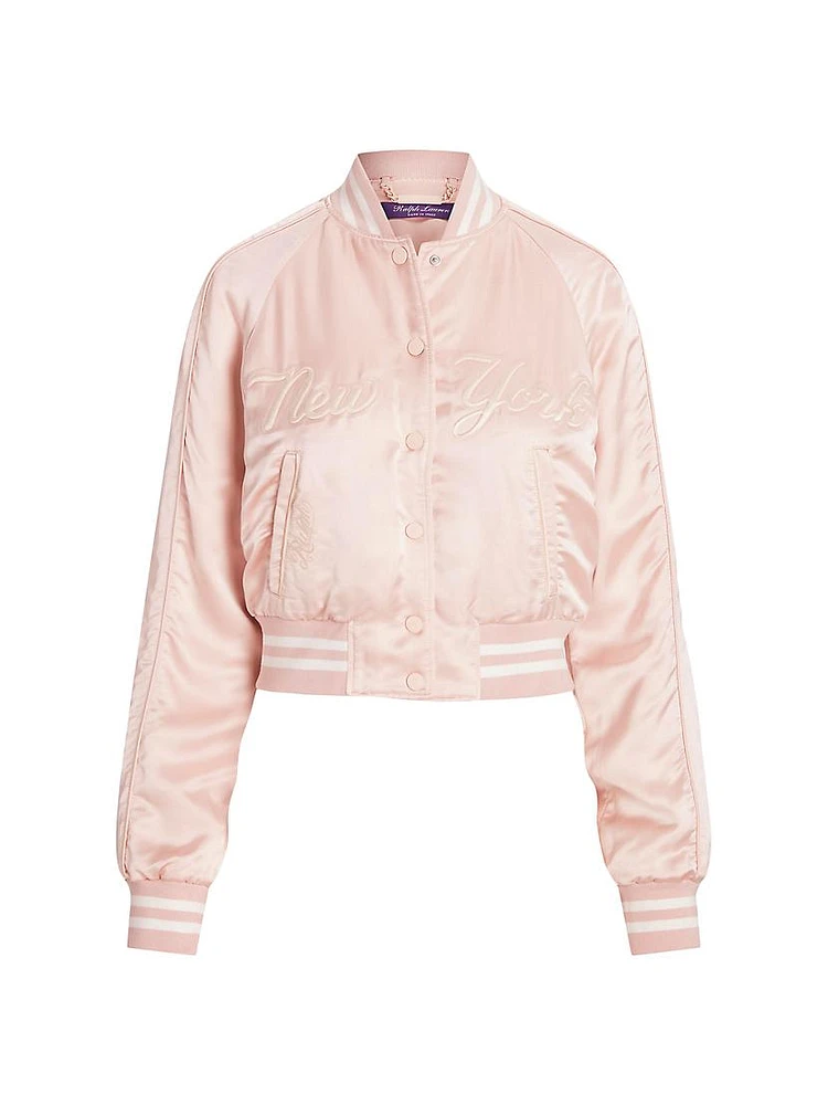 Parson Heavy Satin Bomber Jacket