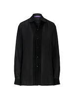 Capri Linen Voile Button-Up