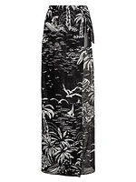 Yazmin Deco Beach Silk Pants