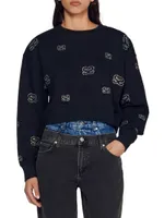 Cropped Double S Sweatshirt