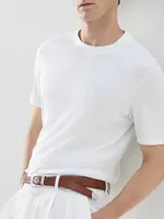 Cotton And Silk Jersey Basic Fit T-Shirt