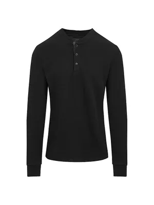 Dwight Long-Sleeve Henley T-Shirt