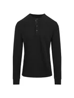 Dwight Long-Sleeve Henley T-Shirt