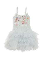 Little Girl's & Girl's Holiday Blitzen Tutu Dress