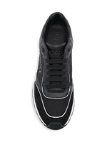 Logo Low-Top Leather Sneakers