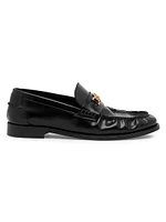 Medusa Leather Loafers