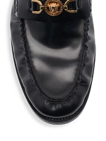 Medusa Leather Loafers