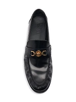 Medusa Leather Loafers