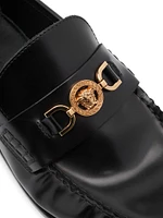 Medusa Leather Loafers