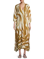 Destinos Crimped Cover-Up Kaftan