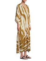 Destinos Crimped Cover-Up Kaftan