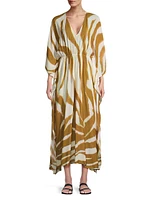 Destinos Crimped Cover-Up Kaftan