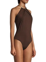 Destinos Halter Collar One-Piece