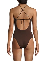 Destinos Halter Collar One-Piece