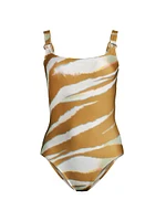 Destinos Printed One-Piece Swimsuit