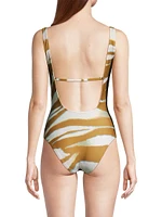 Destinos Printed One-Piece Swimsuit