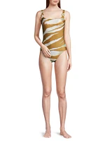 Destinos Printed One-Piece Swimsuit