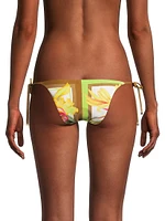 Destinos Printed String Bikini Bottom