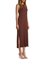 Destinos Knotted Jersey Cover-Up Dress