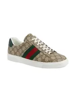 Ace GG Canvas Low-Top Sneakers