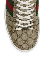 Ace GG Canvas Low-Top Sneakers