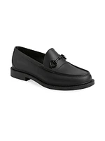 Enameled Horsebit Rubber Loafers