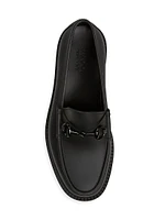 Enameled Horsebit Rubber Loafers