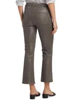 Claudine Glitter Kick-Flare Jeans