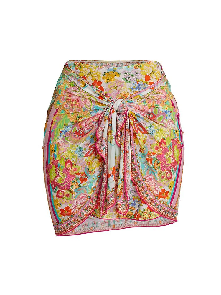 Floral Short Sarong