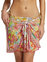 Floral Short Sarong