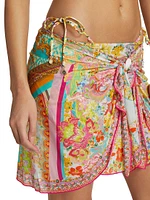 Floral Short Sarong