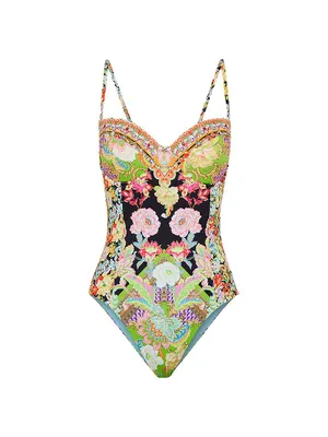 Floral One-Piece Swimsuit