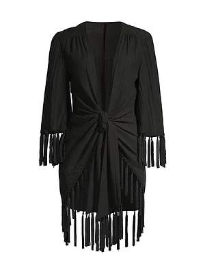 Stefie Fringed Cover-Up