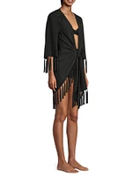 Stefie Fringed Cover-Up