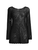 Greer Mesh Knit Sequin Tunic