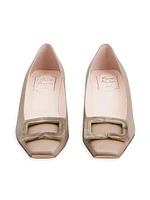 Belle Vivier 45MM Leather Buckle Pumps