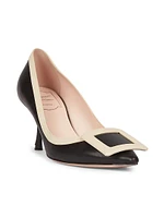 Viv The City Bi-Color 65MM Leather Pumps