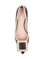 Viv The City Bi-Color 65MM Leather Pumps