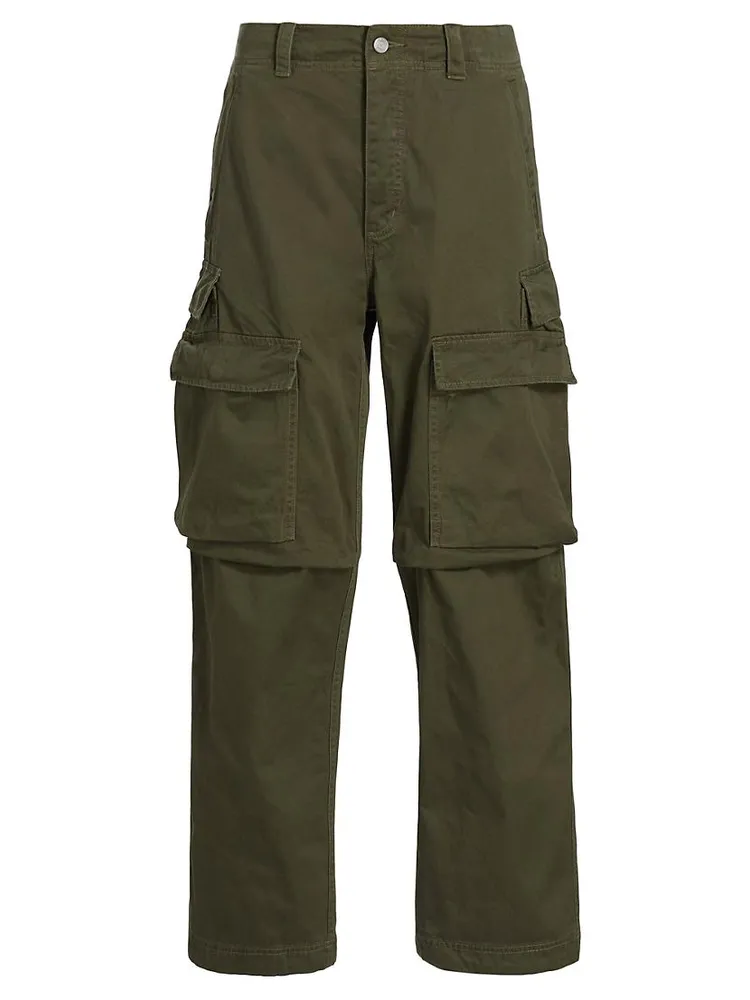 Twill Cargo Slim-Fit Pants