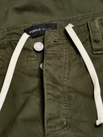 Twill Cargo Slim-Fit Pants