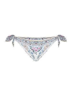 Floral Side-Tie Bikini Bottom