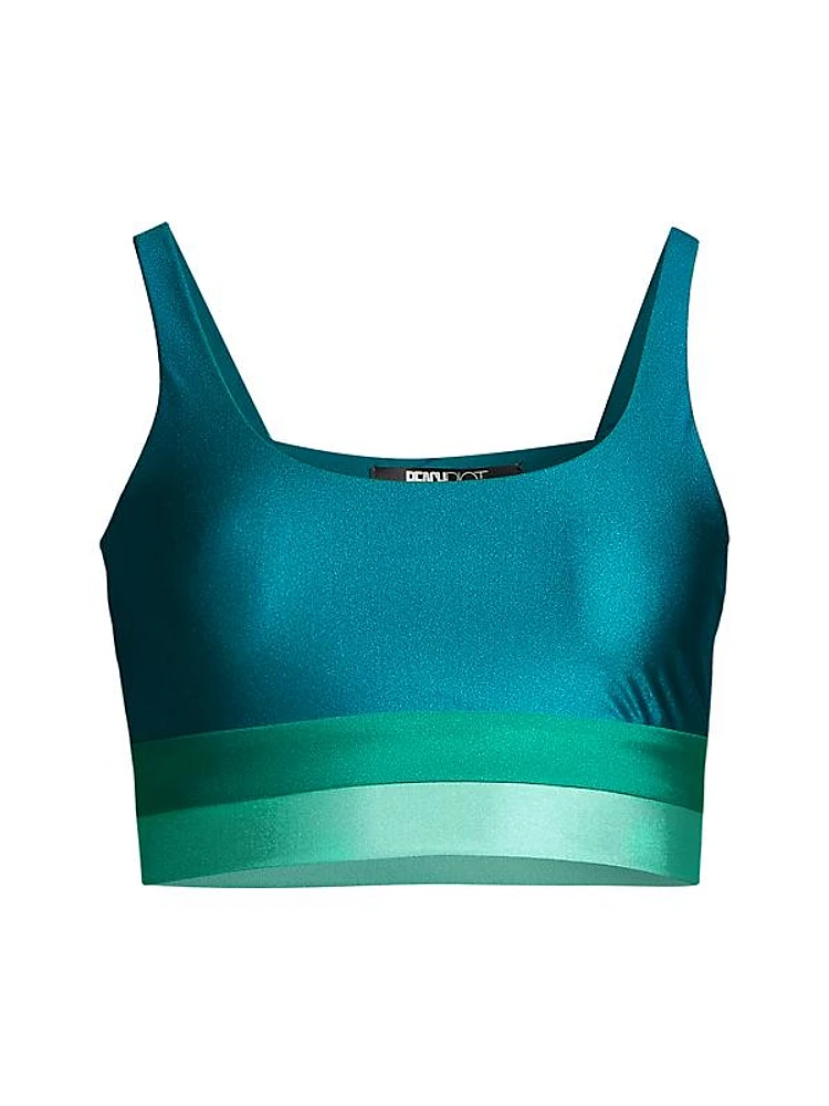 Mackenzie Colorblocked Bikini Top