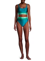 Heidi Colorblocked Bikini Bottom