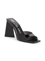 Mini Devon 85MM Patent Leather Mules