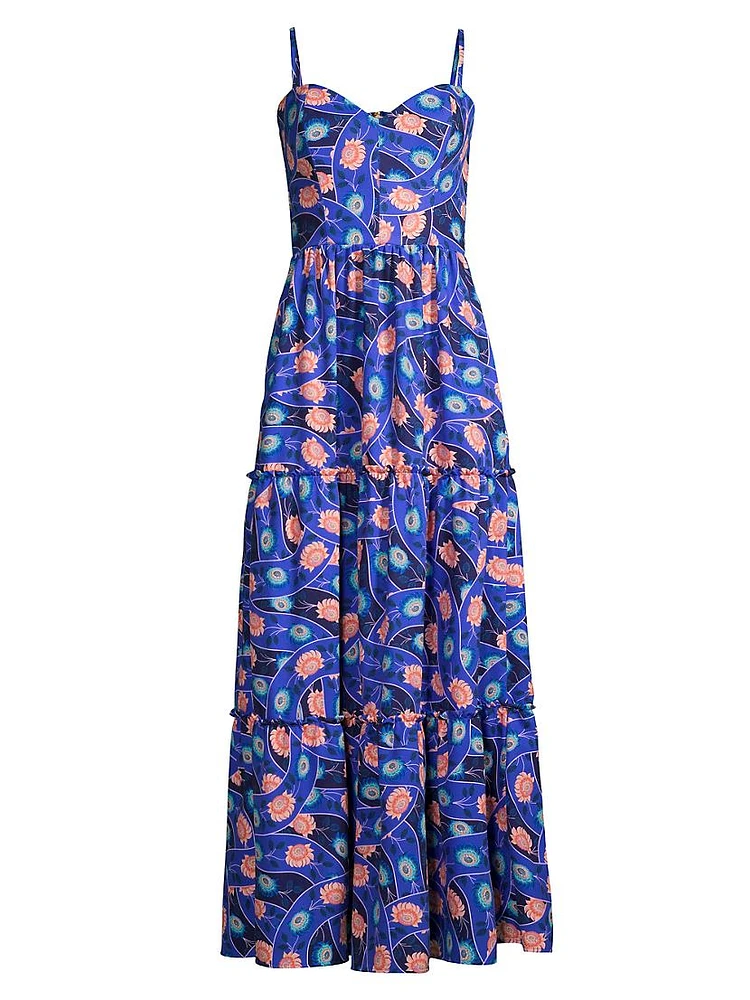 Diving Into Dreams Suzie Boreal Maxi Dress