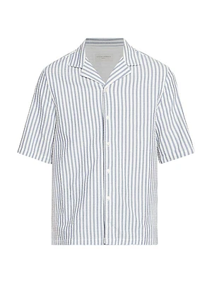 Eren Striped Camp Shirt